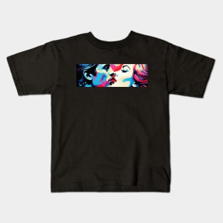 An Intimate Kiss Kids T-Shirt